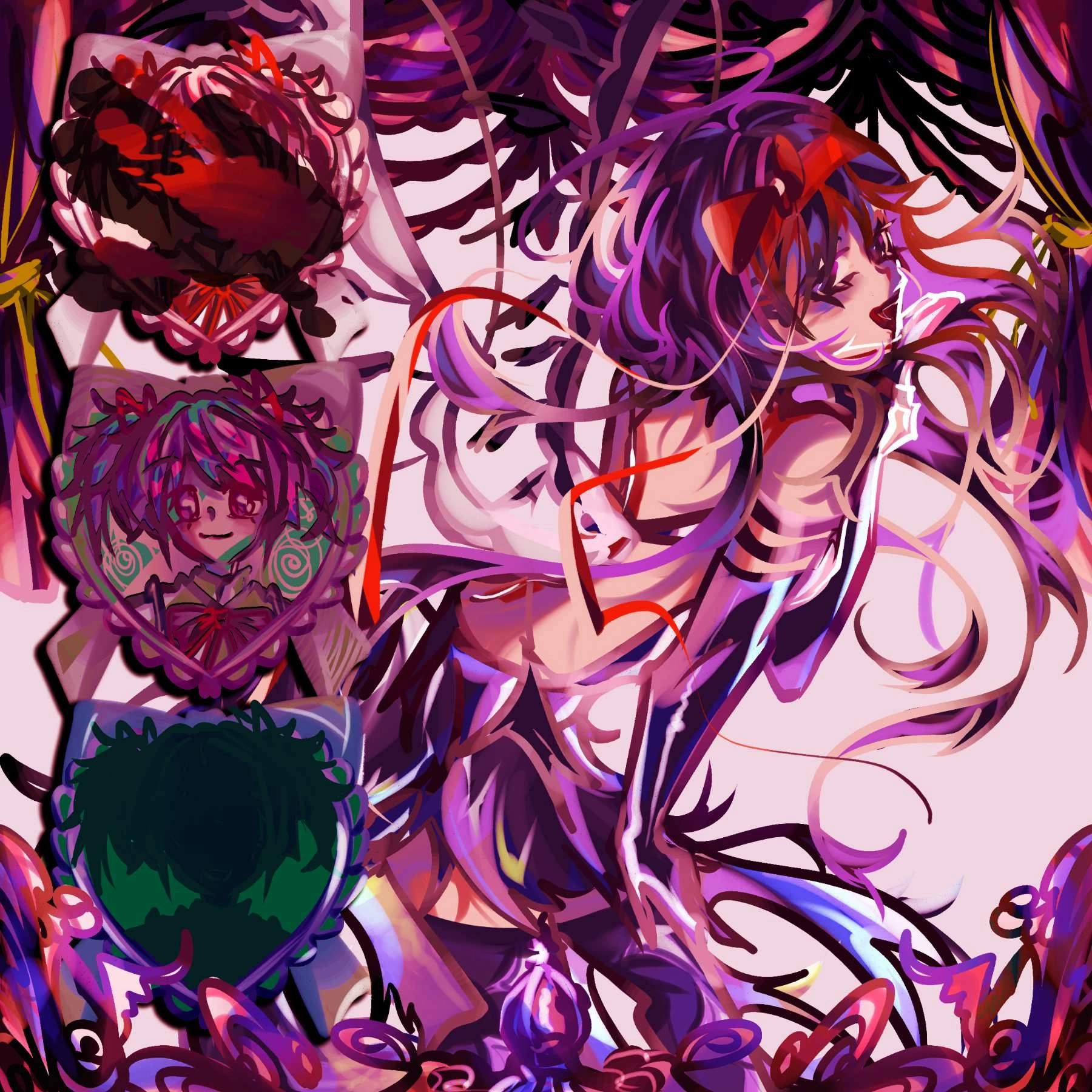 Madoka Magica fanart! 🦋🪽🌷