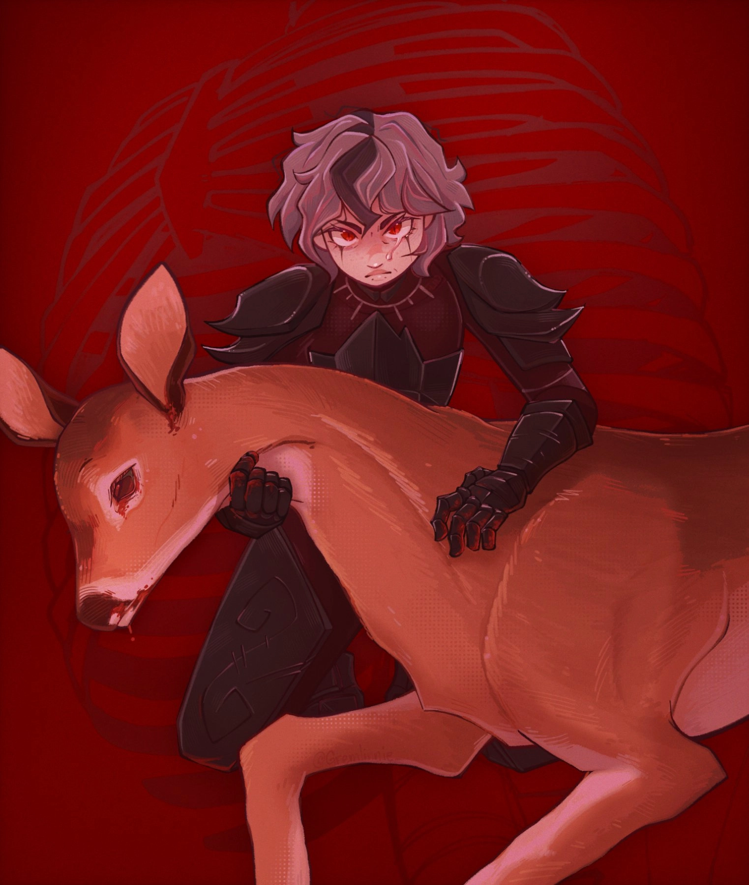 Finished commission of a very tragic character :sob: