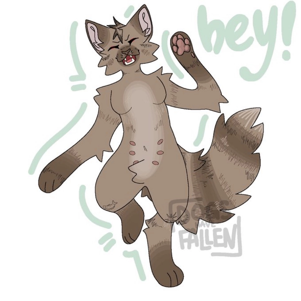 First art post! Slowly figuring out how Kirke works XD 
This is my sona Spear! Her design has updated a bit but I plan to post her updated ref once I finish it!