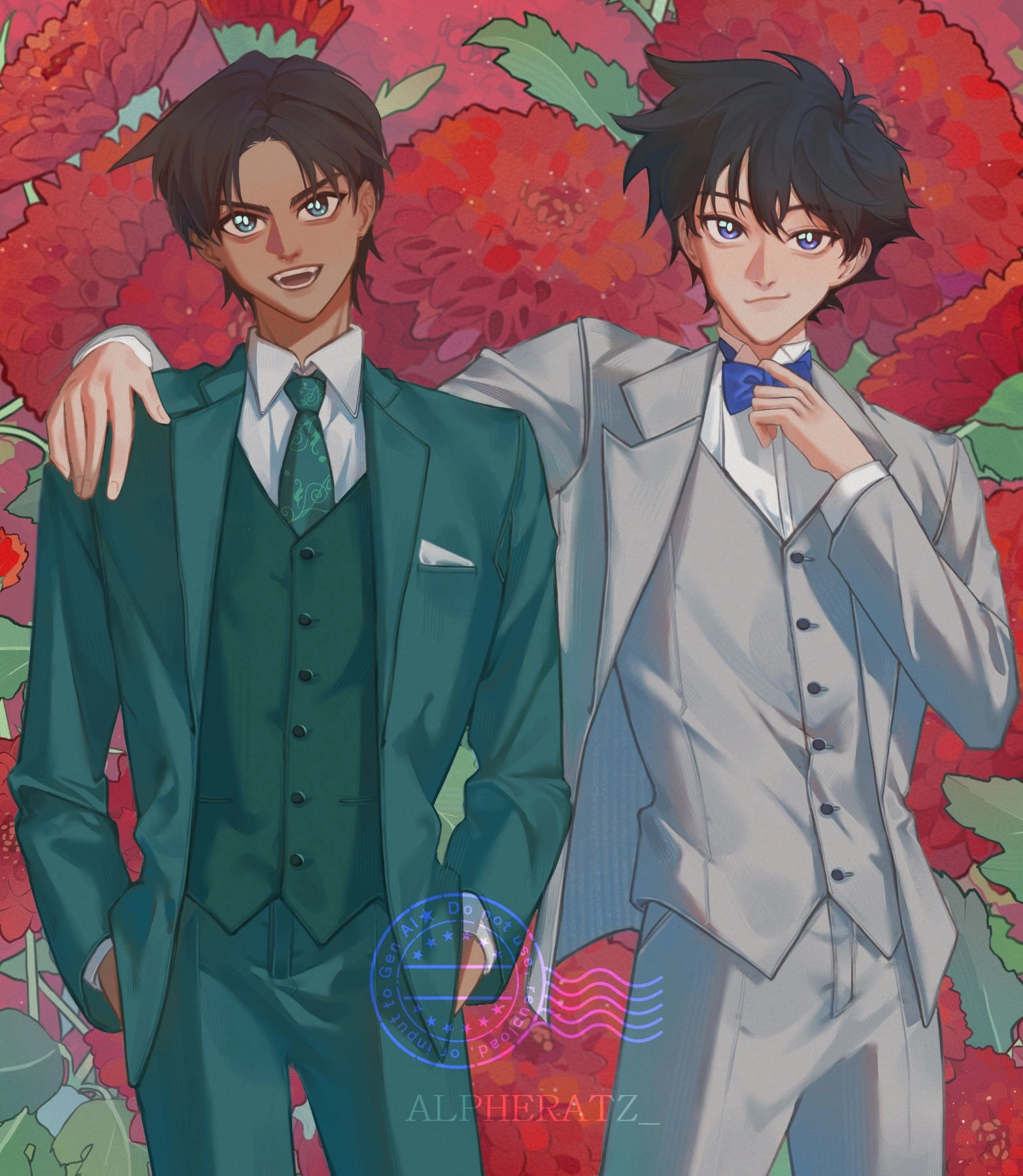 *chefs kiss😚🌹
Commission from X