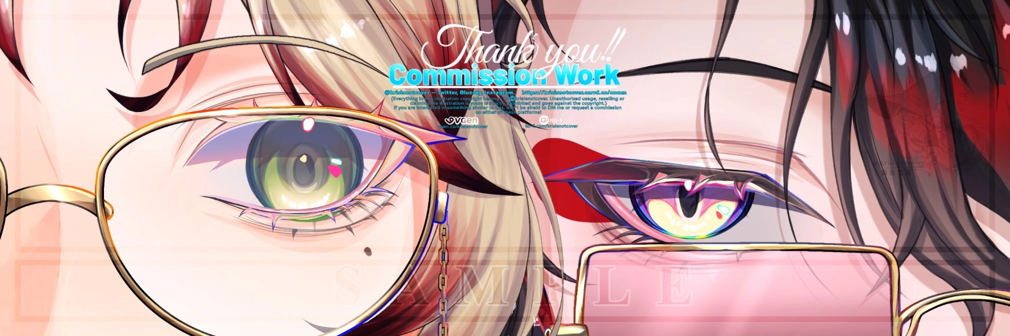 Commission on Vgen by @darkpurplemoonlight on X!