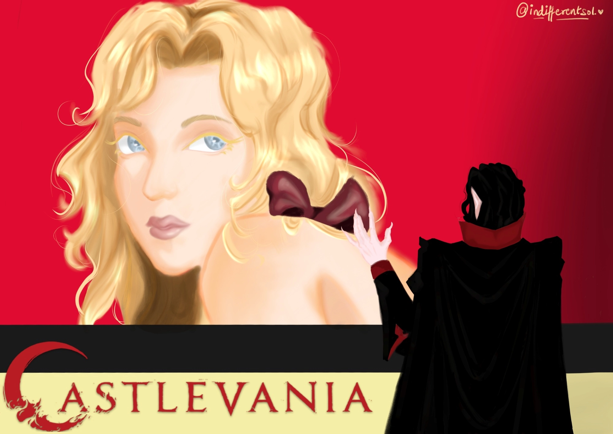 Veil manga inspired me to create this one for Dracula and Lisa, my favorite tragic pair